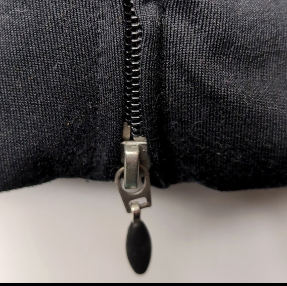 Jockey Person to Person Black Long Thumb Sleeve High Collared Zip up Jac… - Picture 6 of 15